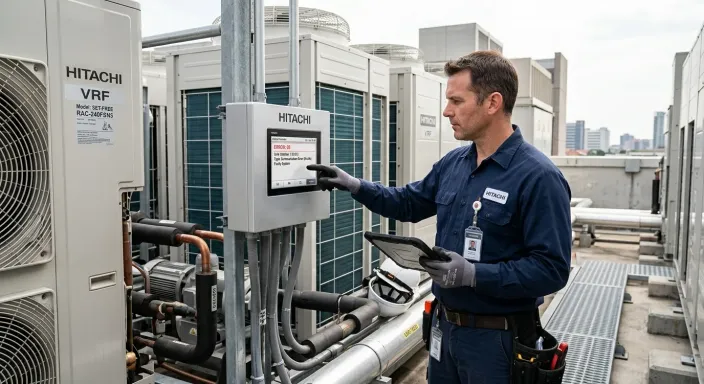 Hitachi VRF Klima Arıza Kodları ve Çözüm Yolları