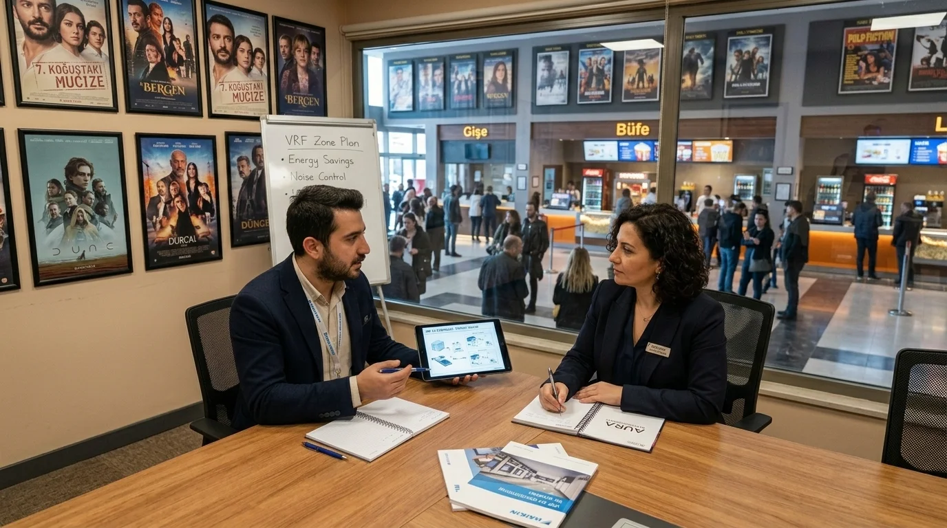 Sinema Salonu VRF Klima Uygulaması