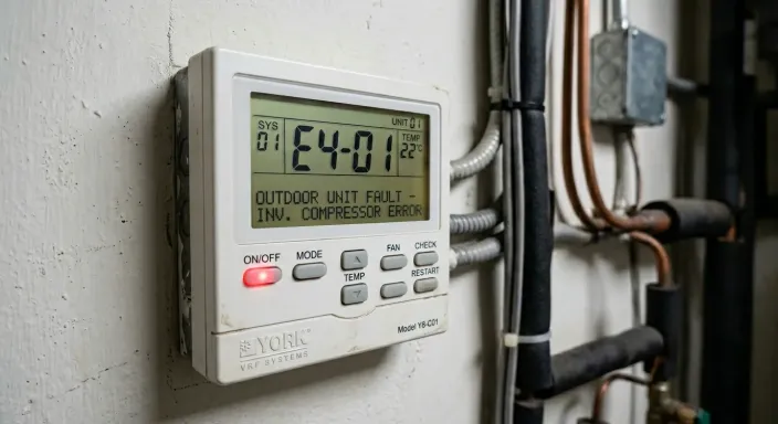 York VRF Klima Arıza Kodları ve Sistem Teşhis Rehberi